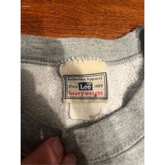 Iowa Hawkeyes Vtg Sweatshirt Lee Size L Embroidered - Picture 3 of 6